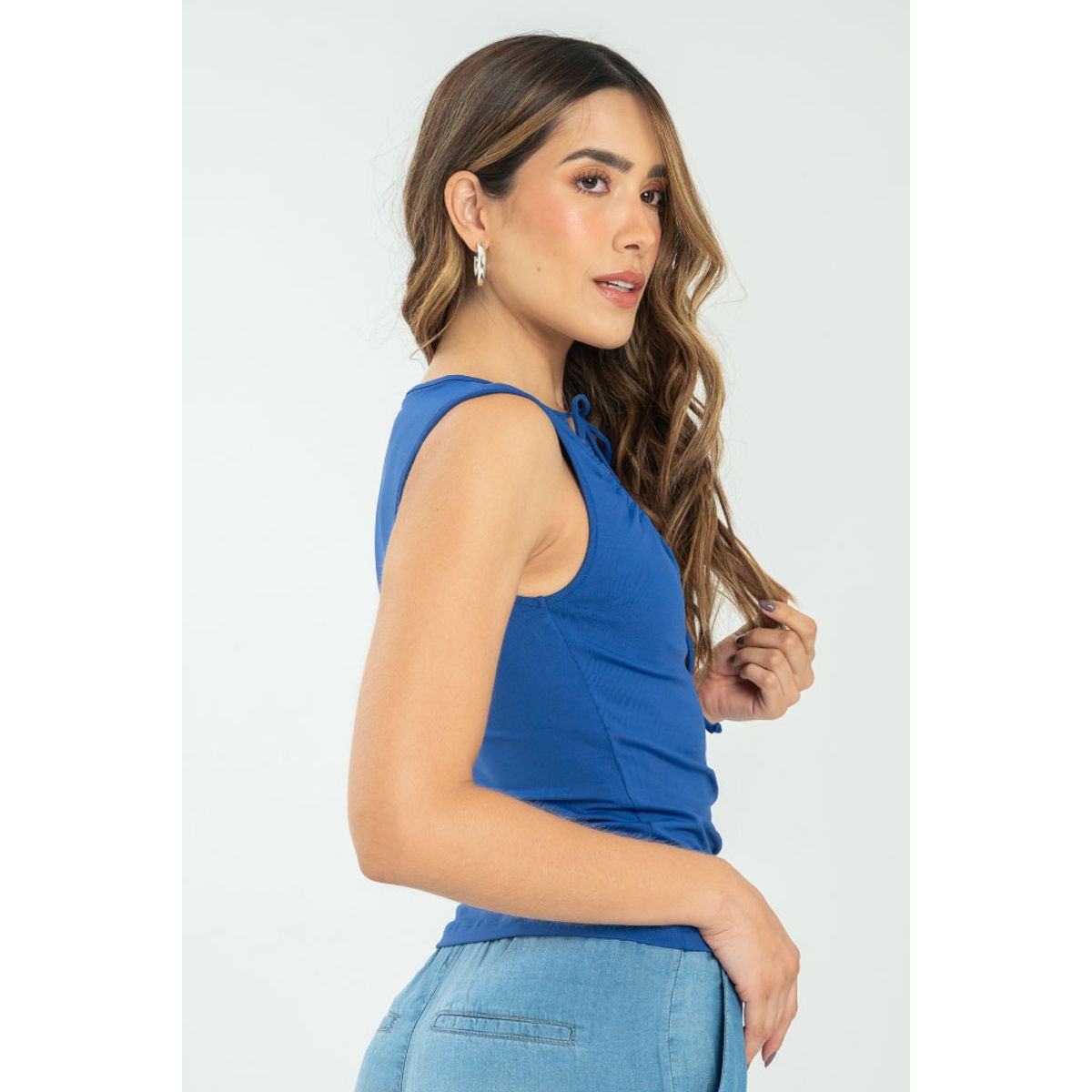 RAGGED - Top rhossa Azul klain Ragged