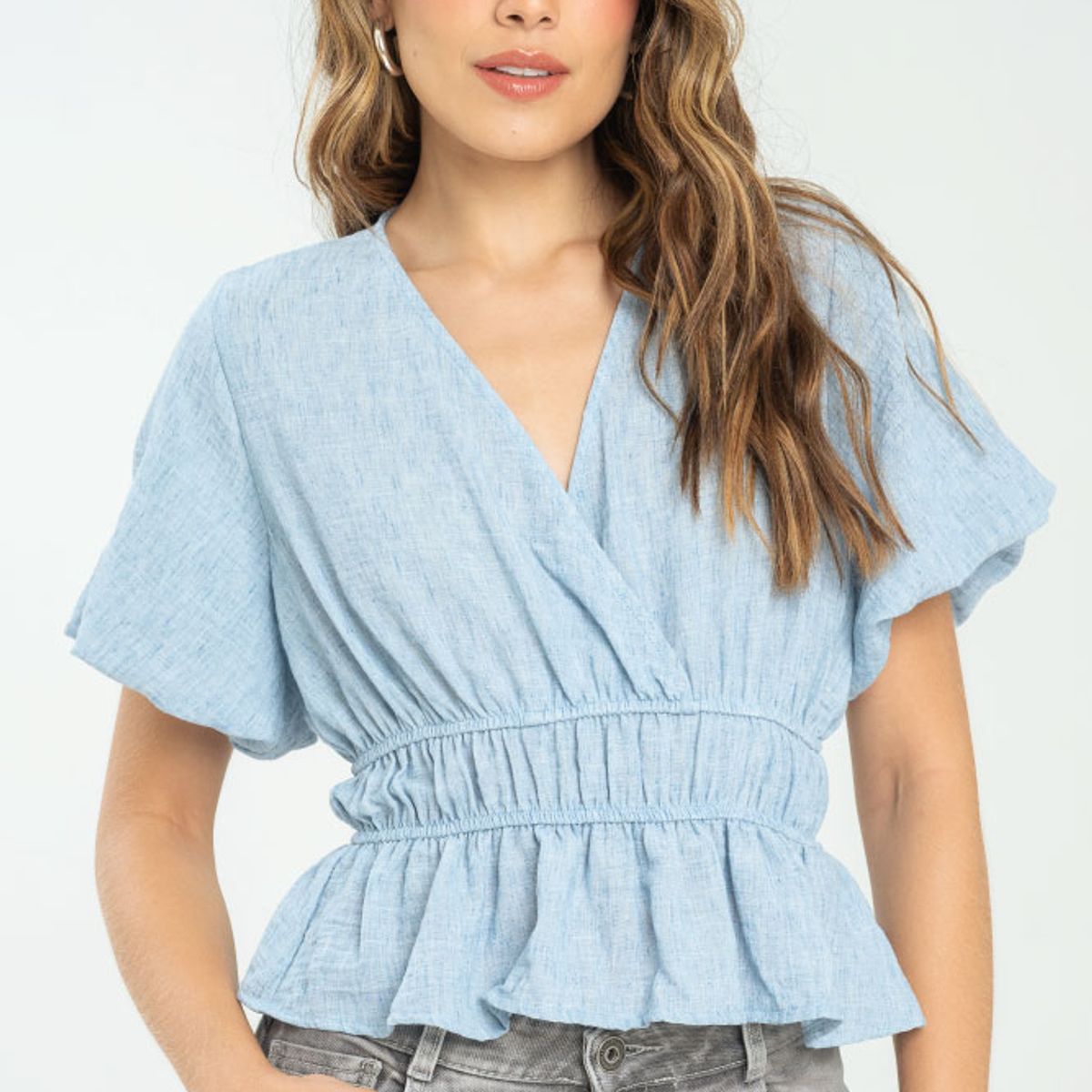 RAGGED - Blusa elise Azul medio Ragged.