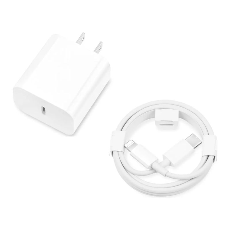GENERICO - Cargador Phone 14 -11 Carga Rapida Tipo C 20w Cable USB 180cm
