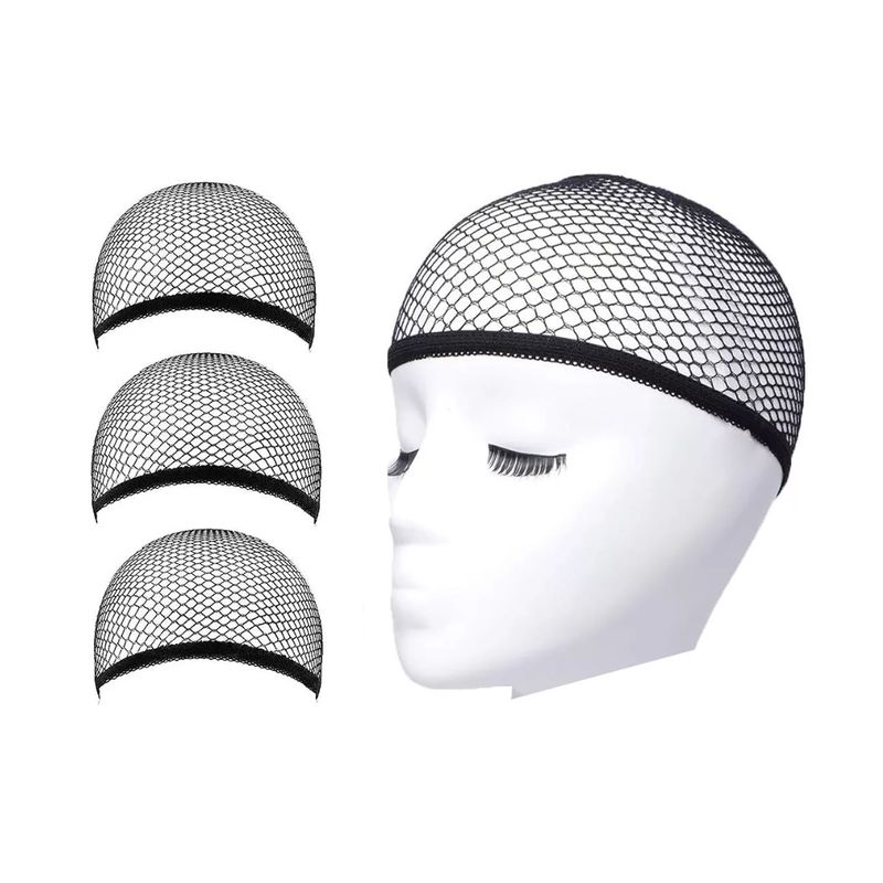 GENERICO - Gorro X 3 Unid Malla Elástica Tejida Pelucas Recoger Vuelta Cabello