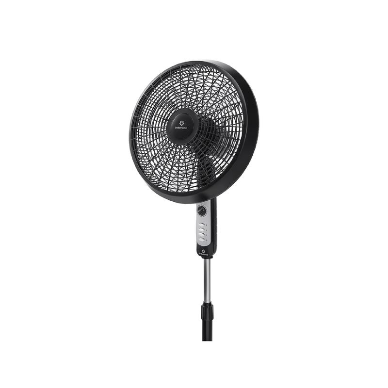 INDURAMA - Ventilador 3 en 1 Indurama 18" 5 Aspas Negro FS-45-827
