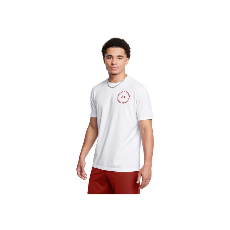 UNDER ARMOUR - Camiseta Hombre UNDER ARMOUR M RDIAL WM 6040S SS Blanco UNDER ARMOUR.