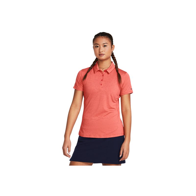 UNDER ARMOUR - Camisa Mujer UNDER ARMOUR UA PLAYOFF SS POLO Rojo UNDER ARMOUR