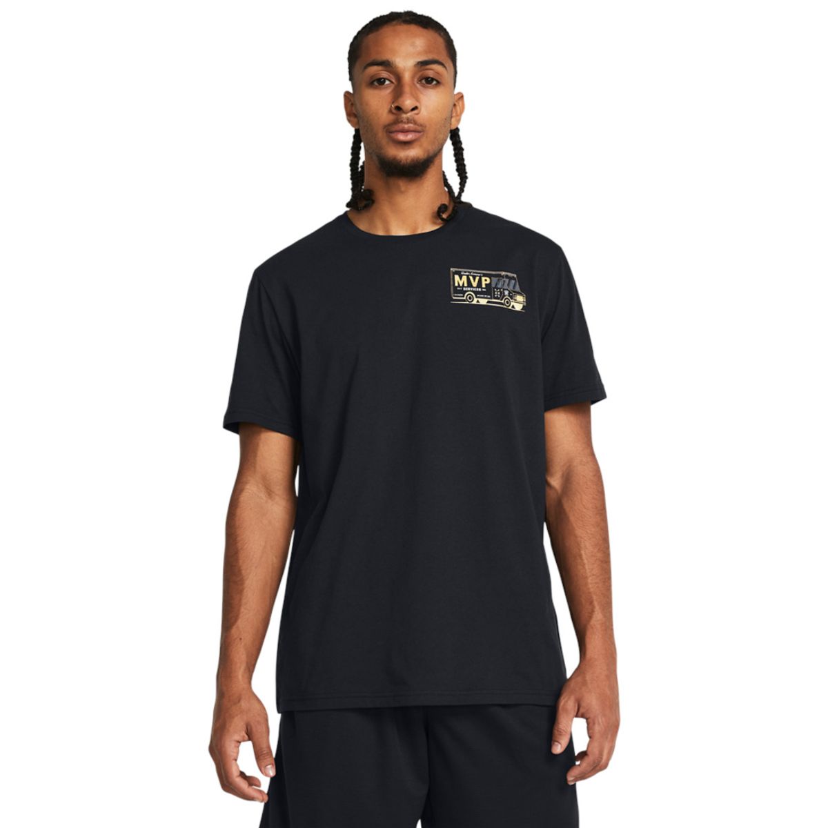 UNDER ARMOUR - Camiseta Hombre UNDER ARMOUR UA MVP SERVICES SS Negro UNDER ARMOUR.