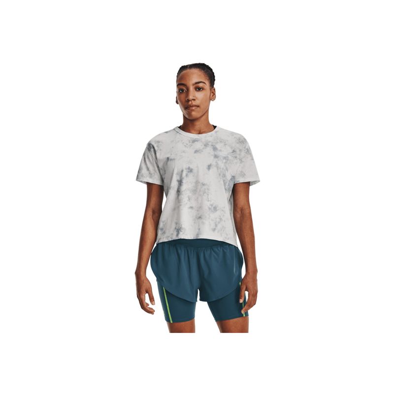 UNDER ARMOUR - Camiseta Mujer UNDER ARMOUR UA RUN ANYWHERE GRAP Gris UNDER ARMOUR.
