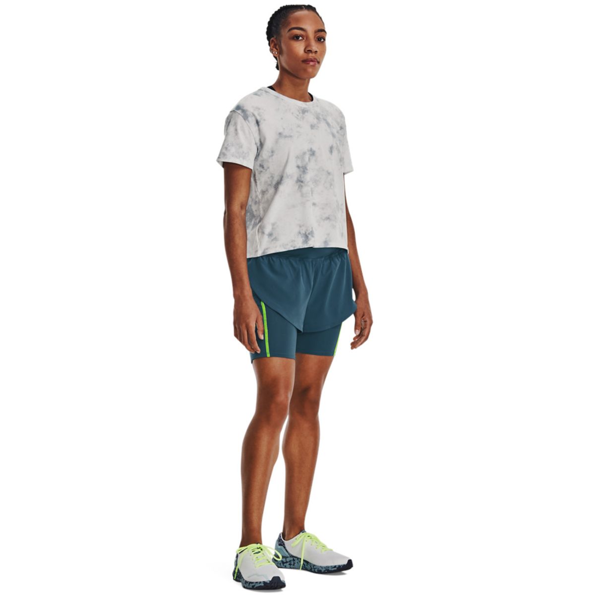 UNDER ARMOUR - Camiseta Mujer Under Armour Run Anywhere Grap Gris UNDER ARMOUR