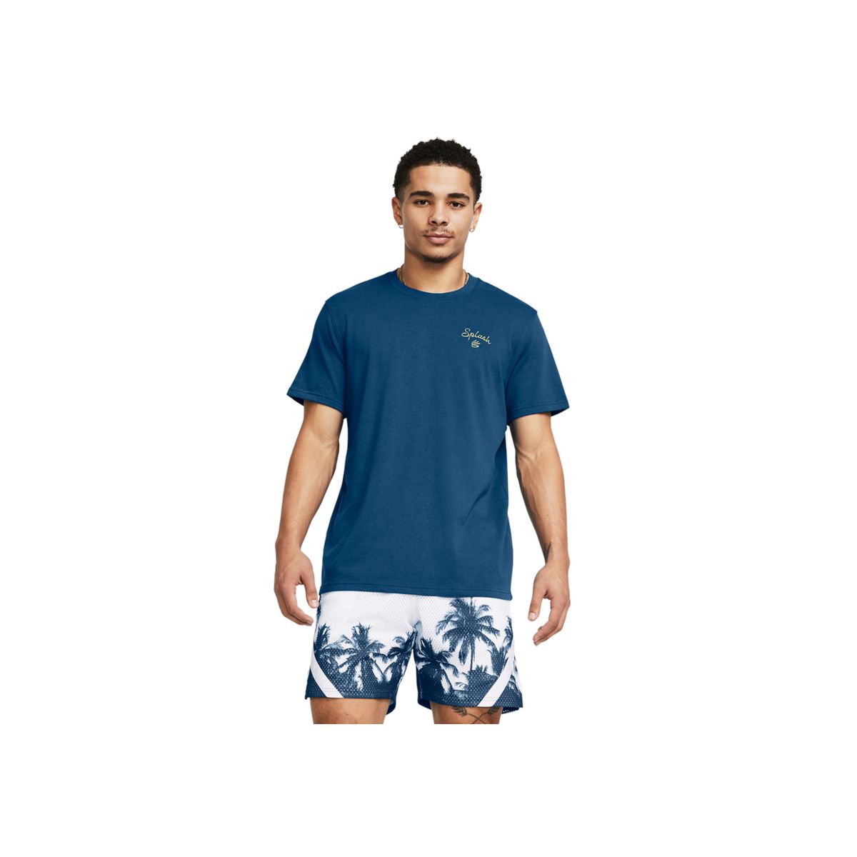UNDER ARMOUR - Camiseta Hombre UNDER ARMOUR CURRY EMB SPLASH TEE Azul UNDER ARMOUR.