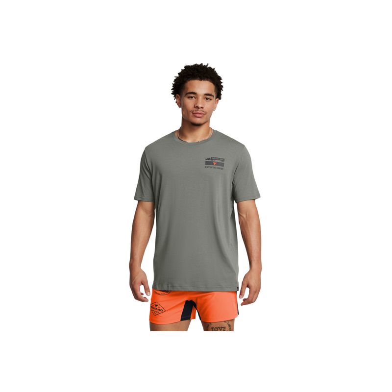 UNDER ARMOUR - Camiseta Hombre UNDER ARMOUR PJT RCK 60/40S SS 4 Verde UNDER ARMOUR.
