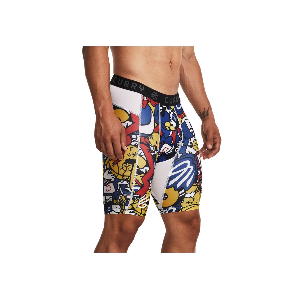 UNDER ARMOUR - Short Hombre UNDER ARMOUR CURRY HG PRTD SHORTS Blanco UNDER ARMOUR.