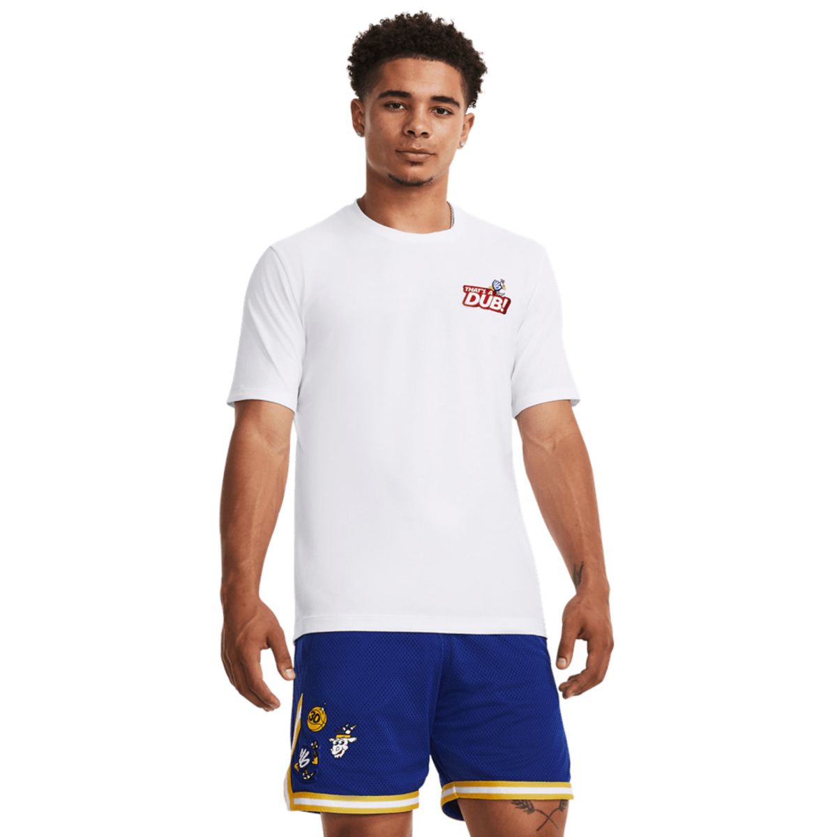 UNDER ARMOUR - Camiseta Hombre UNDER ARMOUR UA CURRY DUB GOAT SS Blanco UNDER ARMOUR.