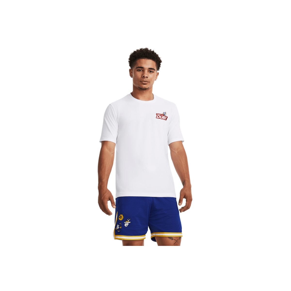 UNDER ARMOUR - Camiseta Hombre UNDER ARMOUR UA CURRY DUB GOAT SS Blanco UNDER ARMOUR.