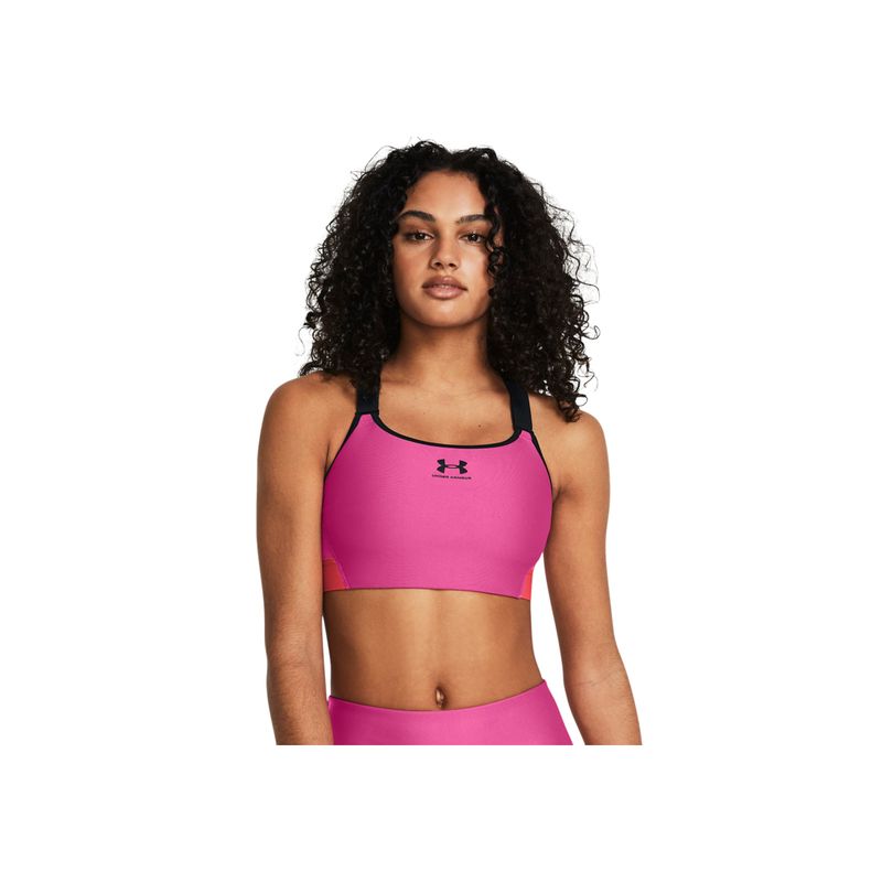 UNDER ARMOUR - Sujetador Mujer UNDER ARMOUR UA HEATGEAR HIGH Rosado UNDER ARMOUR
