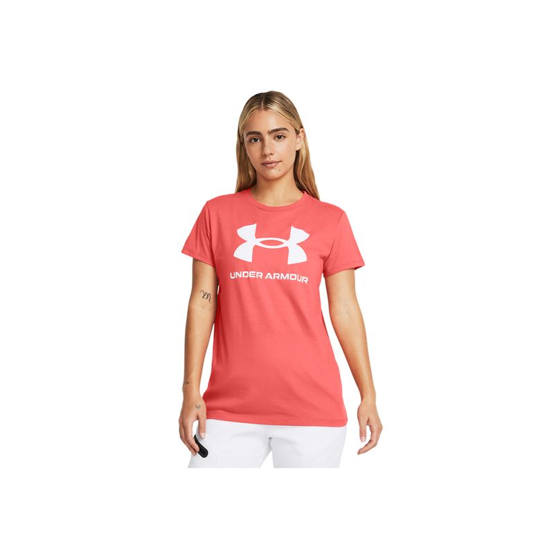 UNDER ARMOUR - Camiseta Mujer UNDER ARMOUR LIVE SPORTSTYLE GRAP Rosado UNDER ARMOUR.