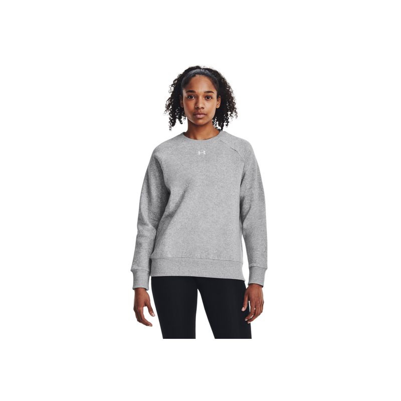 UNDER ARMOUR - Chaqueta Mujer UNDER ARMOUR UA RIVAL FLEECE CREW Gris UNDER ARMOUR