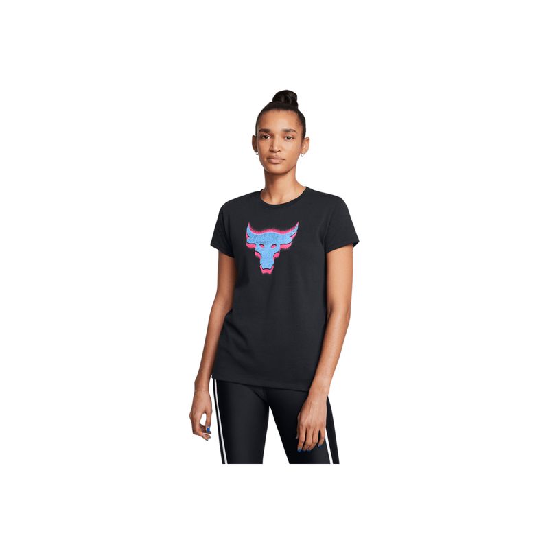UNDER ARMOUR - Camiseta Mujer UNDER ARMOUR PJT RCK UNDERGROUND Negro UNDER ARMOUR.