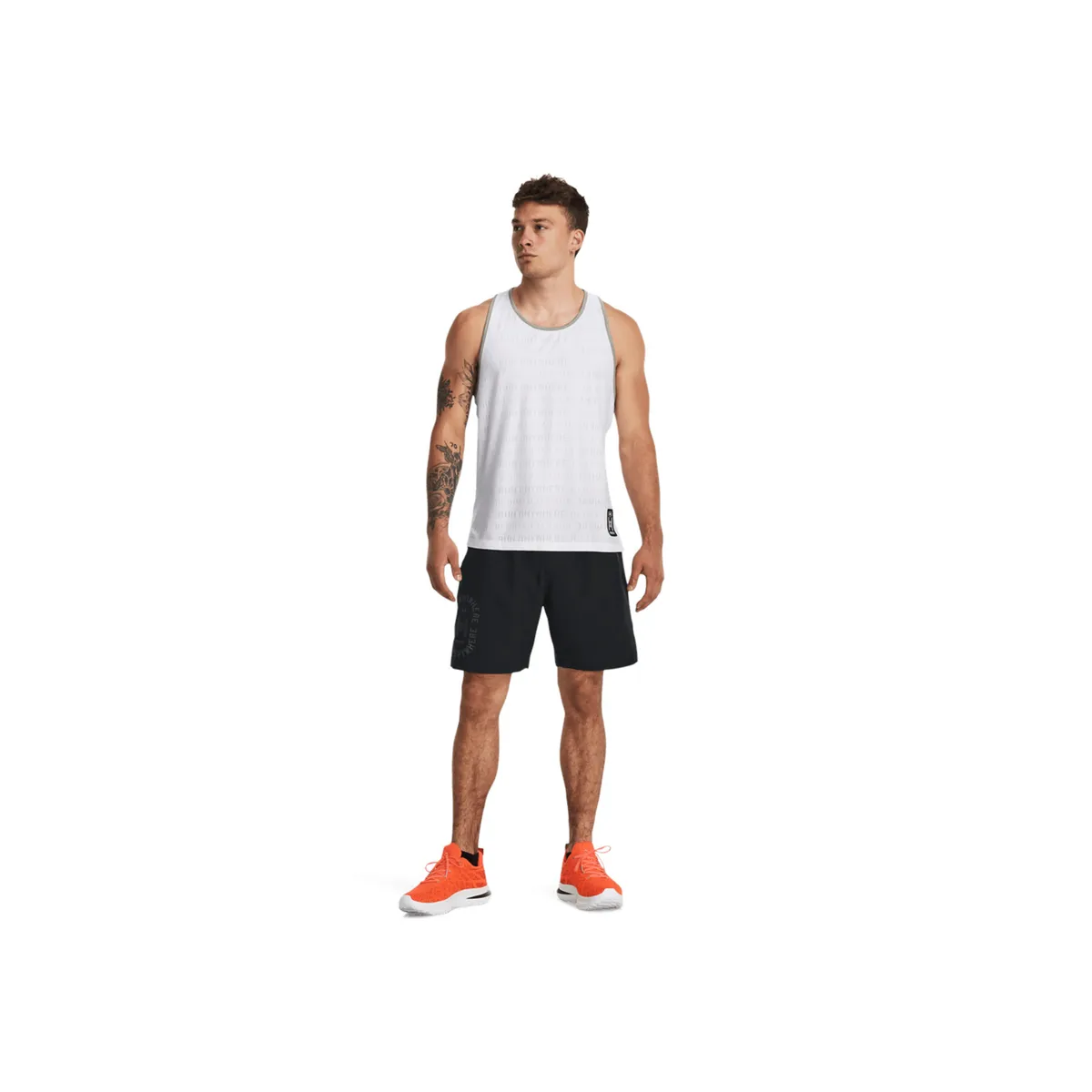 UNDER ARMOUR - Camiseta Hombre UNDER ARMOUR RUN EVERYWHERE SINGL Blanco UNDER ARMOUR.
