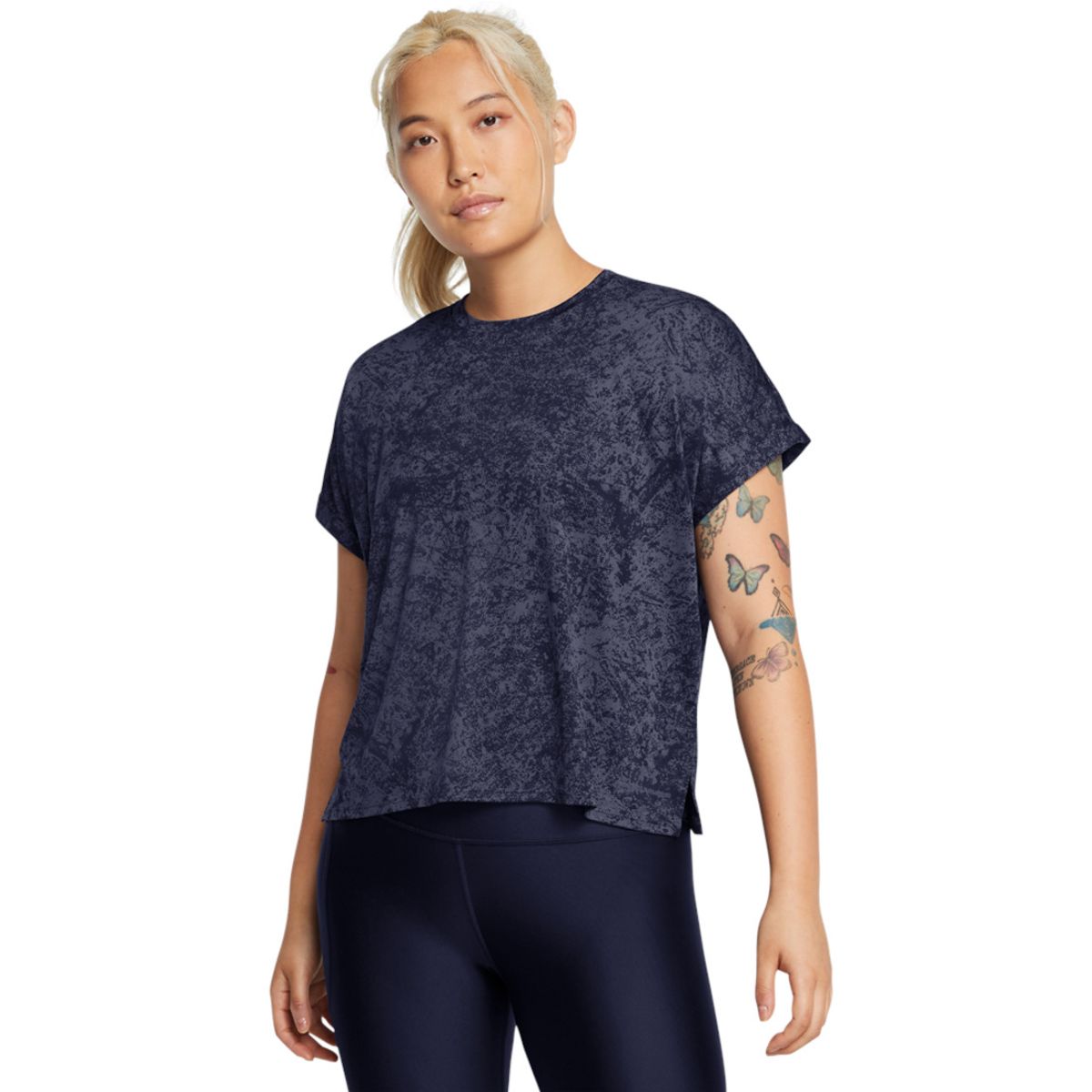 UNDER ARMOUR - Camiseta Mujer Under Armour Vnsh Energ Crop Prnt Azul UNDER ARMOUR