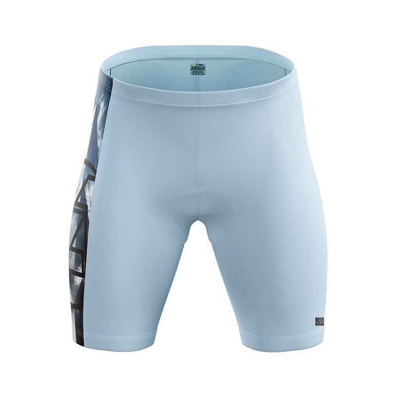 ARMAZI SPORT - LYCRA SHORT DE COMPRESIÓN NATACIÓN ARMAZI HOMBRE AZUL CIELO