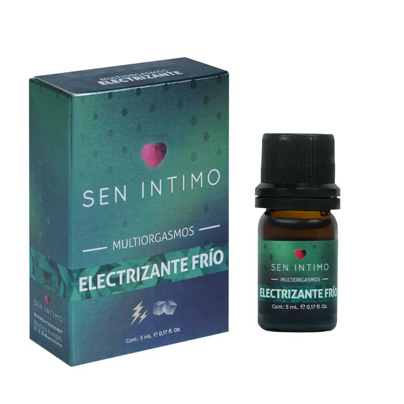 SEN INTIMO - Lubricante Multiorgasmos Electrizante Frío 5 Ml Sen Intimo