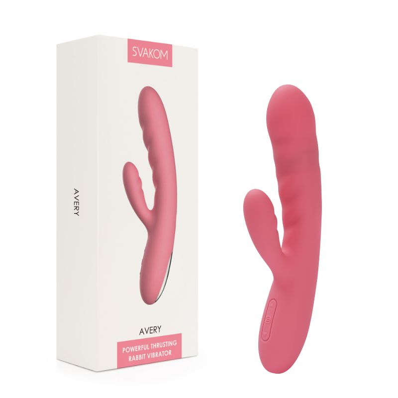 SVAKOM - Vibrador Avery Rosado Svakom