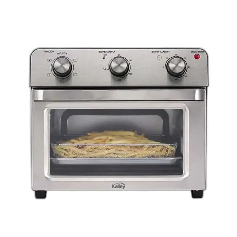 KALLEY - Horno Tostador KALLEY K-HA20 20 Litros Con Freidora de Aire Plateado