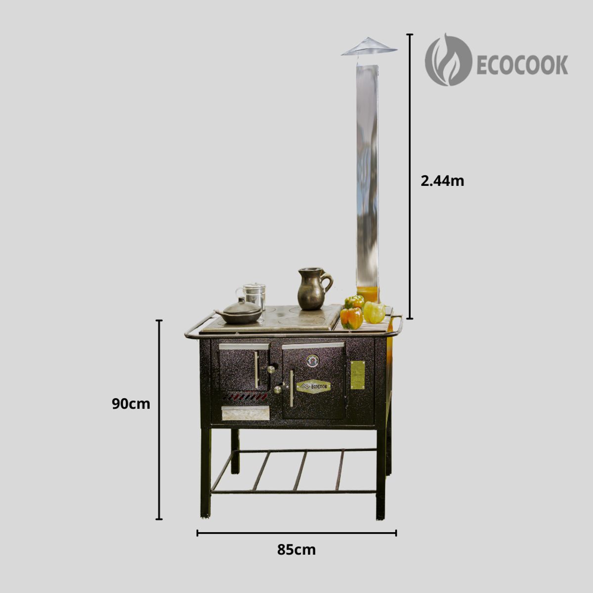 GENERICO - ESTUFA DE LEÑA ECOEFICIENTE AMALFY