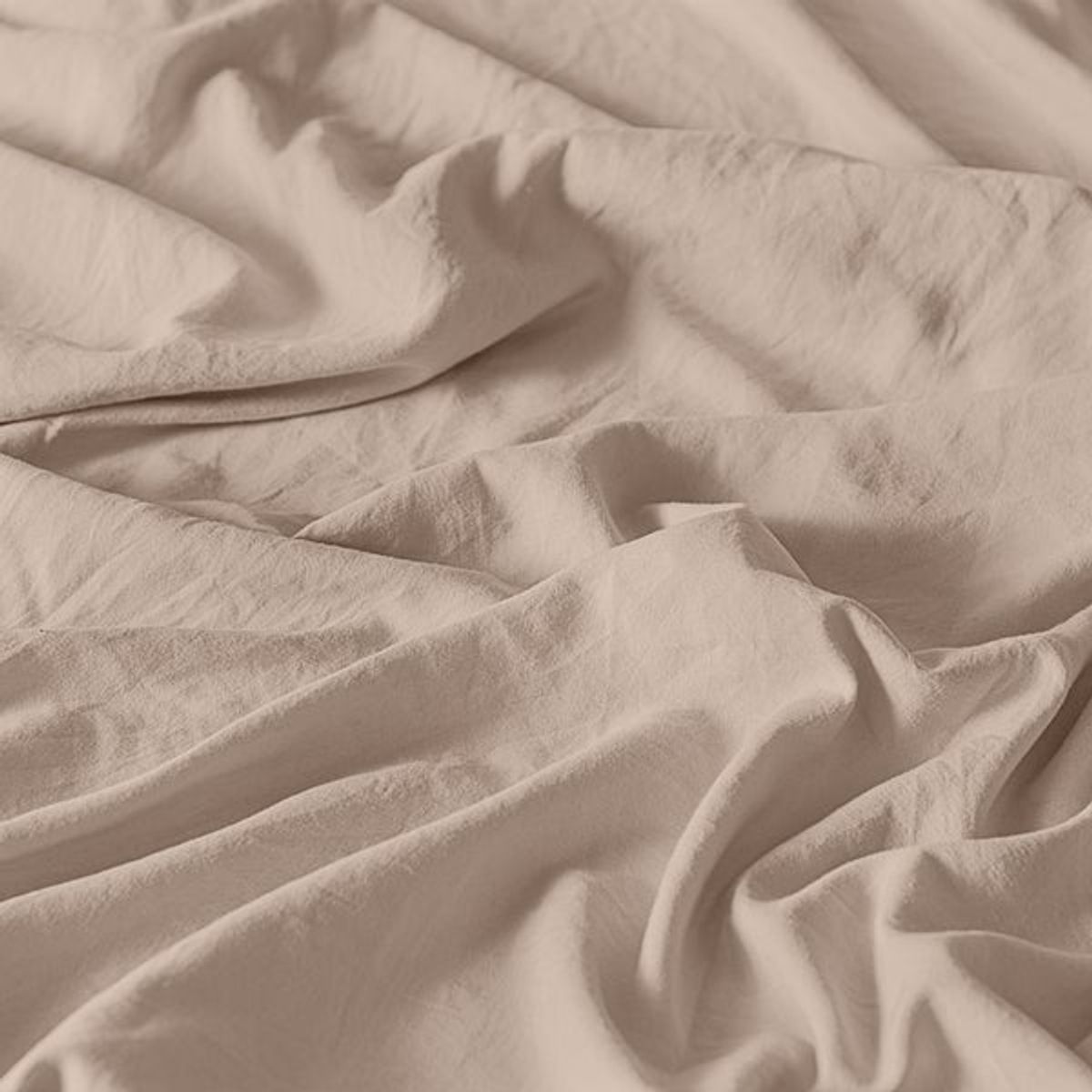 VIANNEY - Sábanas Viasoft Washed Ivory Queen Size Vianney