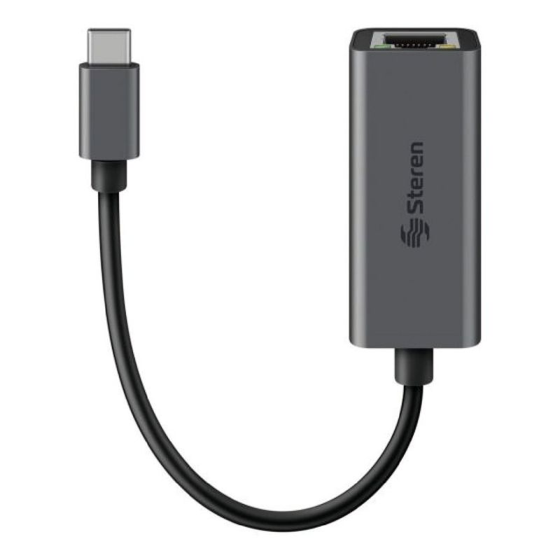STEREN - ADAPTADOR STEREN USB C A LAN GIG USB 473