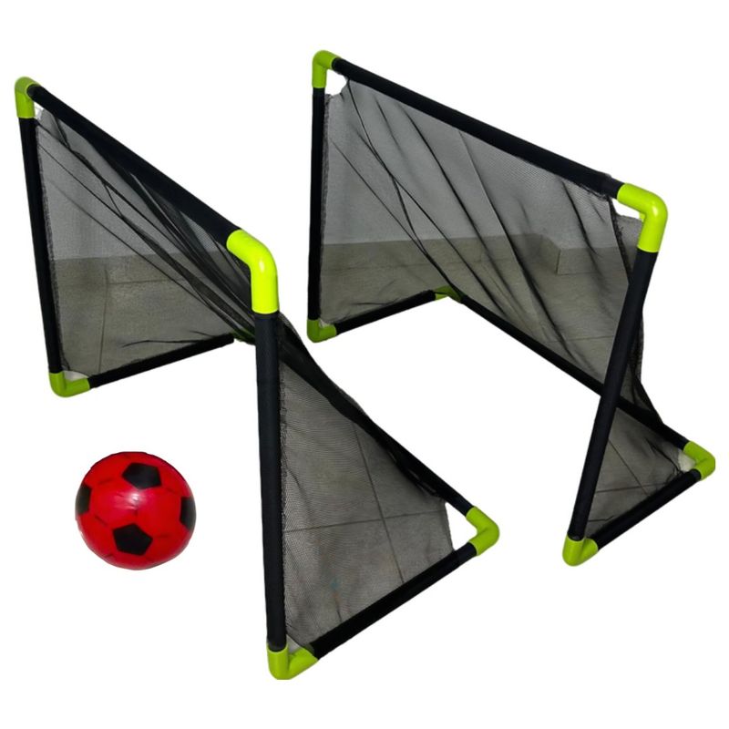 GENERICO - Cancha Mini Arquería Portería Con Malla Fútbol Niños X2