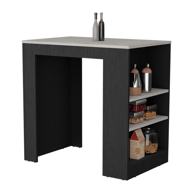 RTA DESIGN - Barra de Cocina Victory wengue con Rodachines ZF