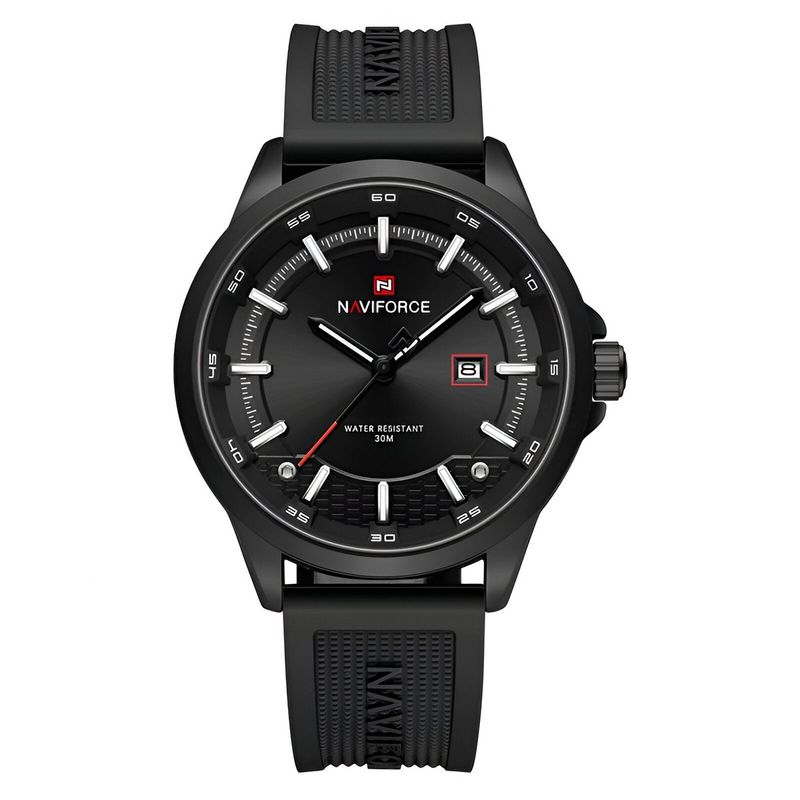 NAVIFORCE - Reloj Naviforce Casual Nf9248t Crono Hombre Goma + Estuche