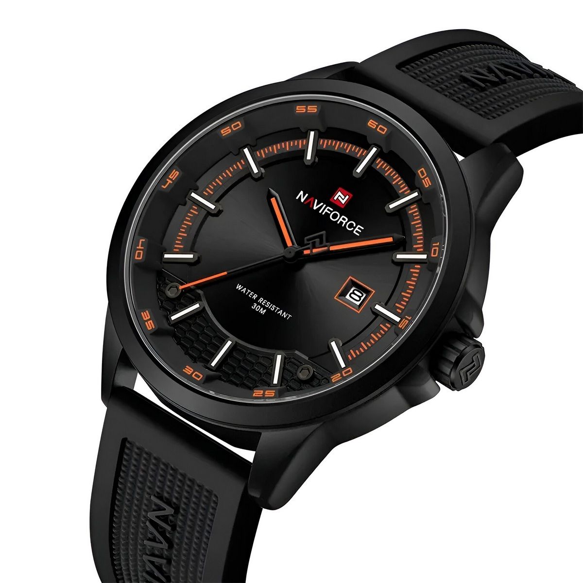 NAVIFORCE - Reloj Naviforce Casual Nf9248t Crono Hombre Goma + Estuche