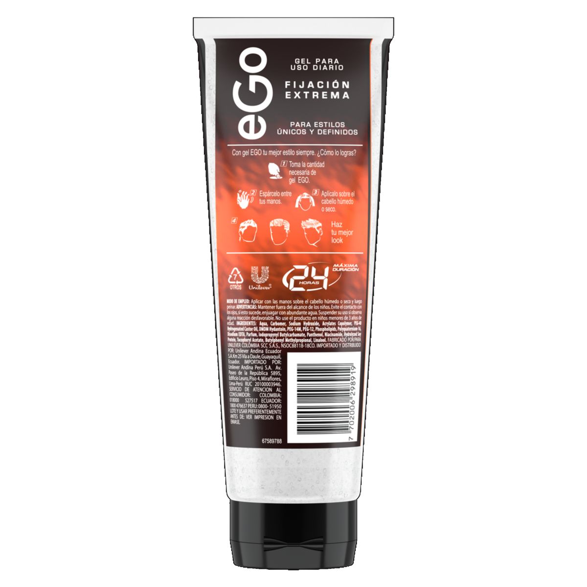 EGO - Gel para el Cabello eGo For Men Attreaction X 250ml