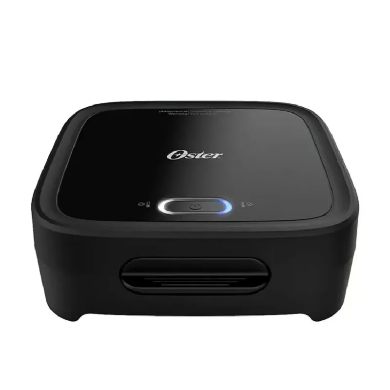 OSTER - Sandwichera Oster Compacta Con Platos Hondos Color Negro 110v