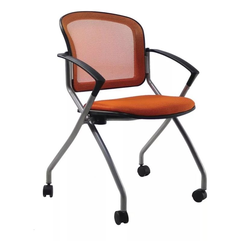 JUST HOME COLLECTION - Silla Plegable Con Ruedas Diseño Ergonómico Y Portátil