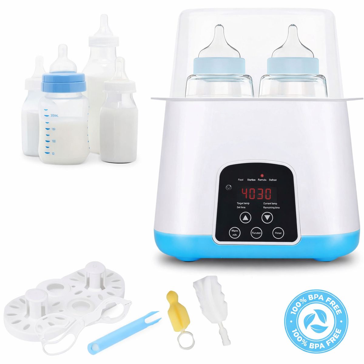 ONE PIXEL - Esterilizador Calentador Teteros 6 En 1 ONE PIXEL