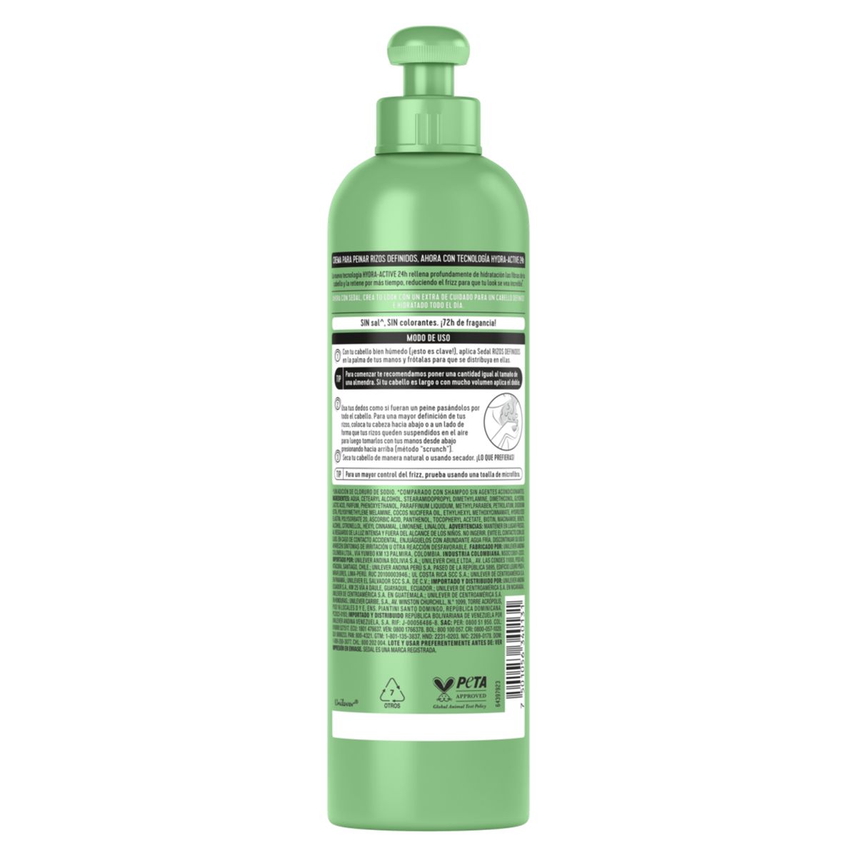 SEDAL - Crema Para Peinar Sedal Rizos Definidos X 300ml