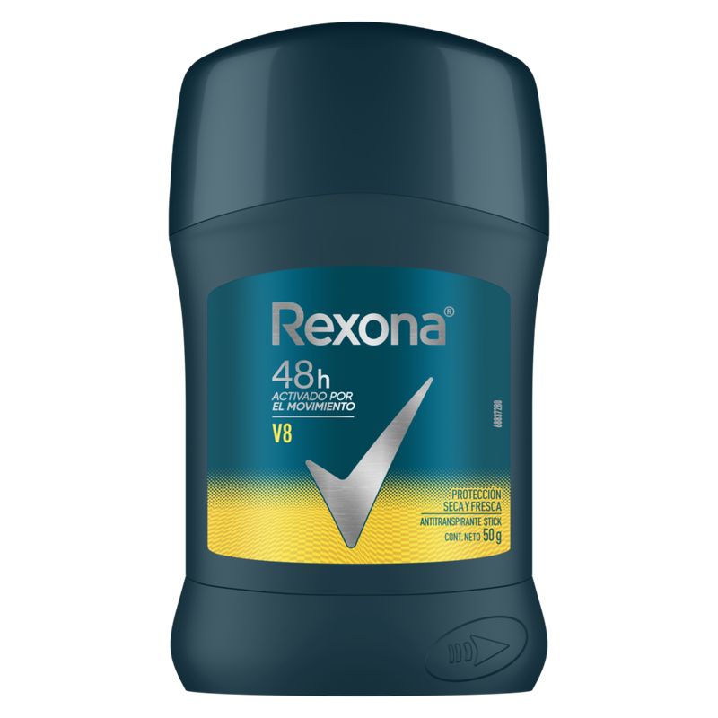 REXONA - Desodorante Rexona V8 para Hombre en Barra 50gr