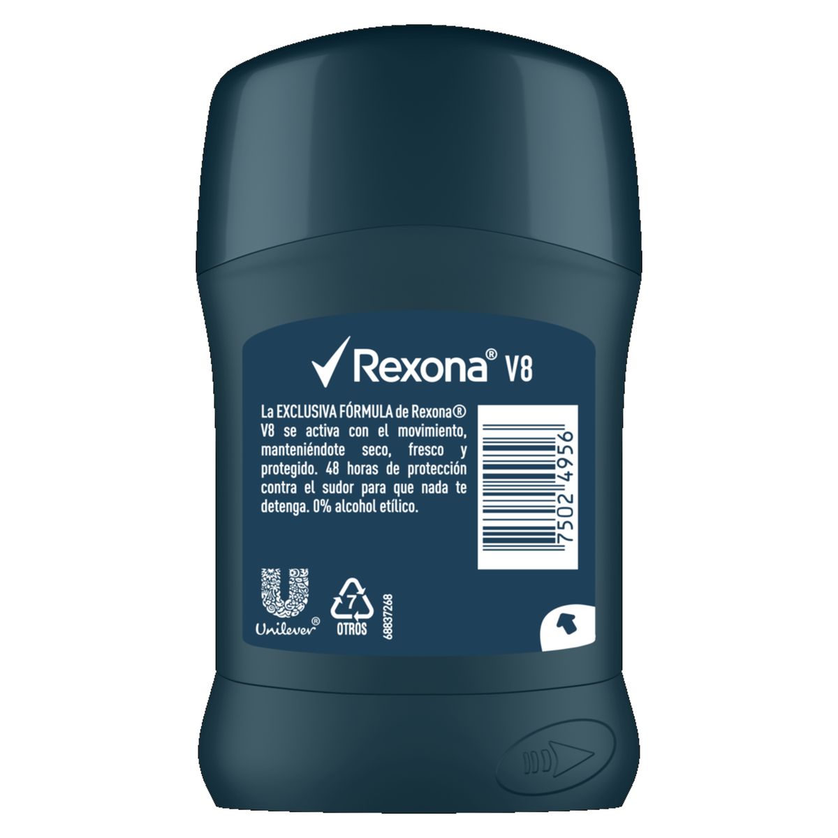 REXONA - Desodorante Rexona V8 para Hombre en Barra 50gr