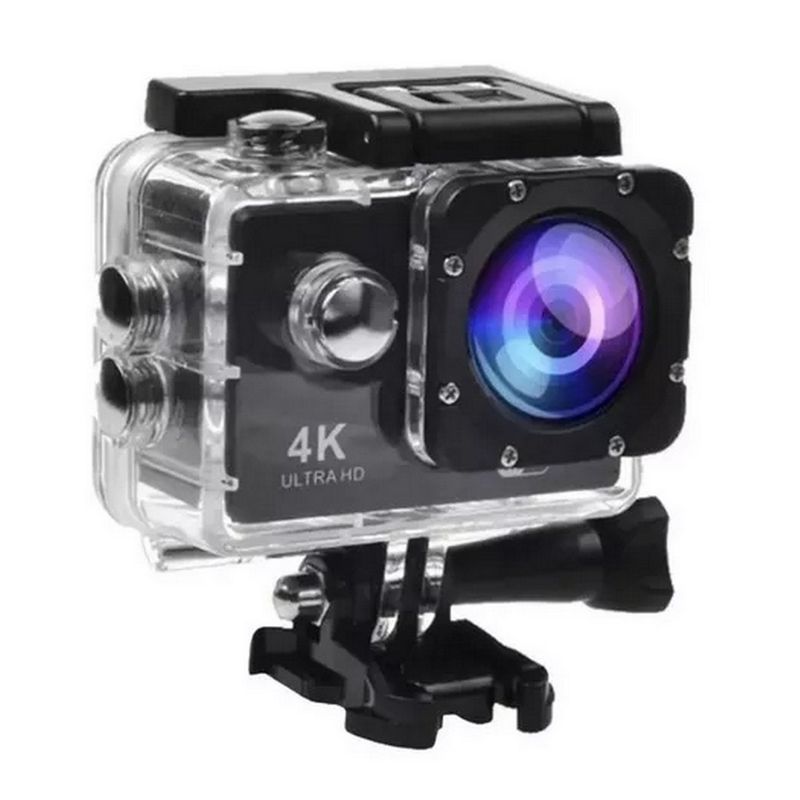 GENERICO - Camara 4k Deportiva Wifi Sumergible 30mt Sports Casco Moto