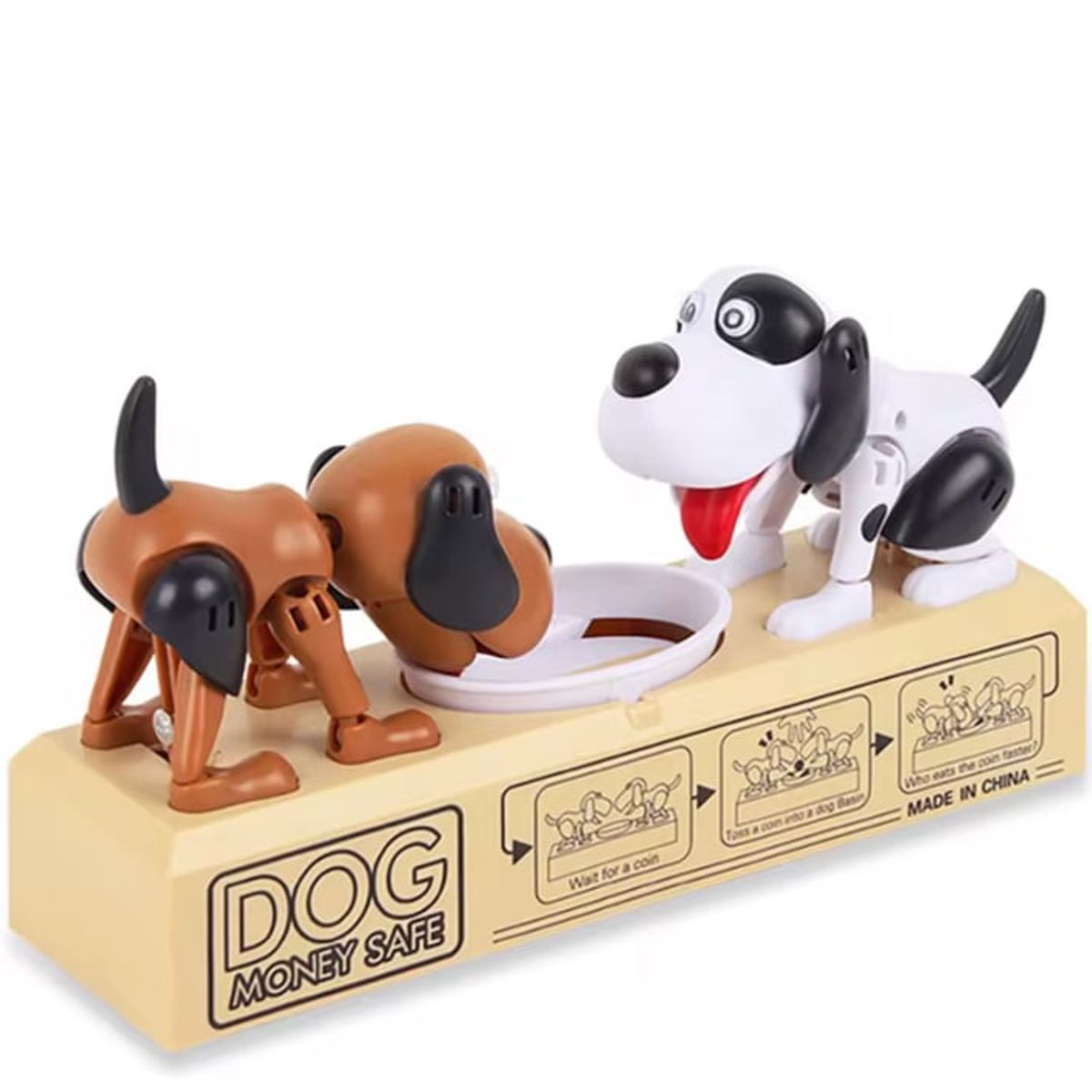 GENERICO - Alcancia Electronica Perros Roba Monedas Juguete Para Niños