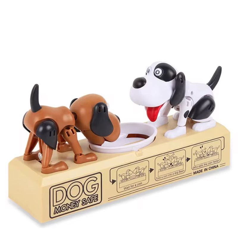 GENERICO - Alcancia Electronica Perros Roba Monedas Juguete Para Niños