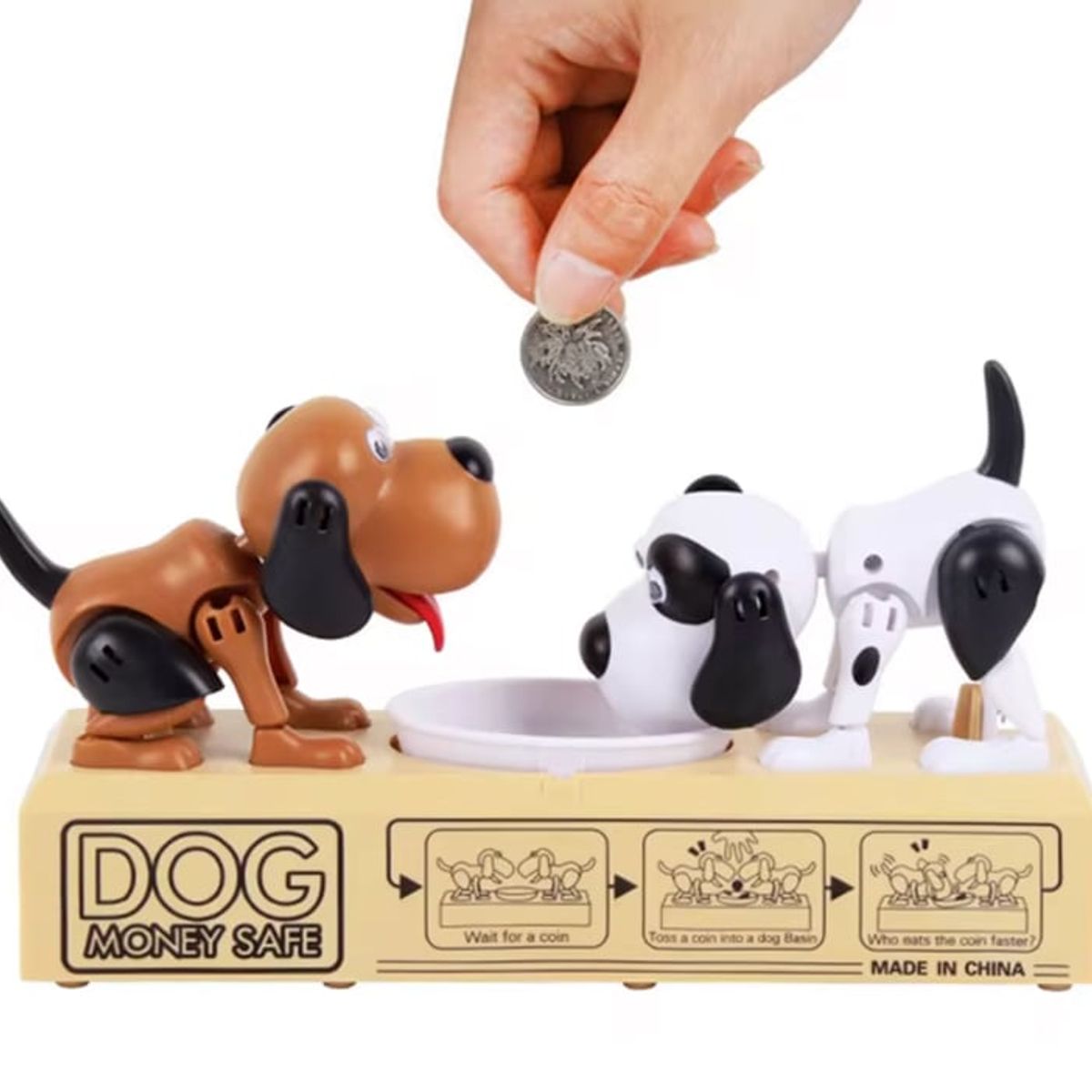 GENERICO - Alcancia Electronica Perros Roba Monedas Juguete Para Niños