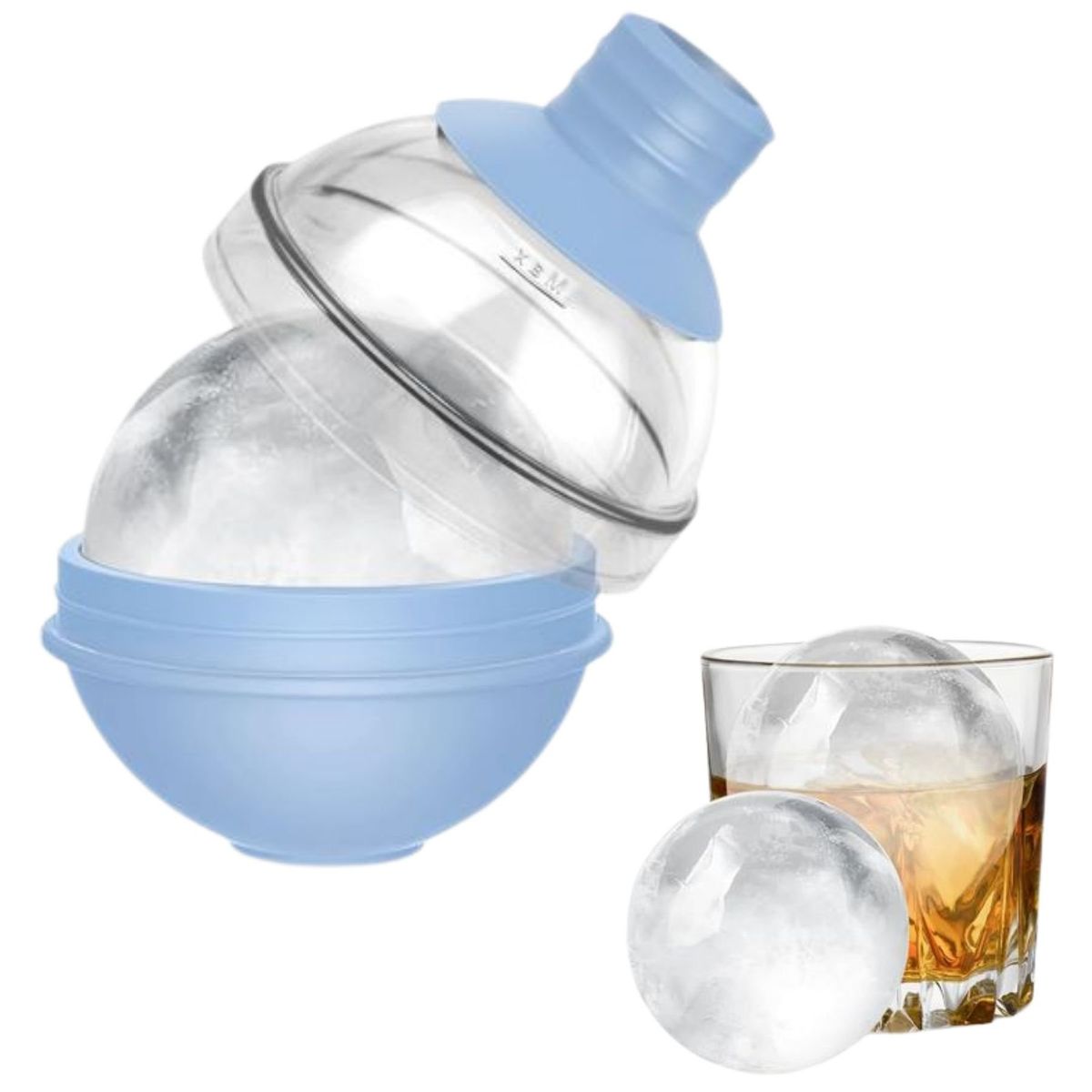 GENERICO - Hielera Coctel Cubeta Molde Para Whisky Bebidas Velas Jabon