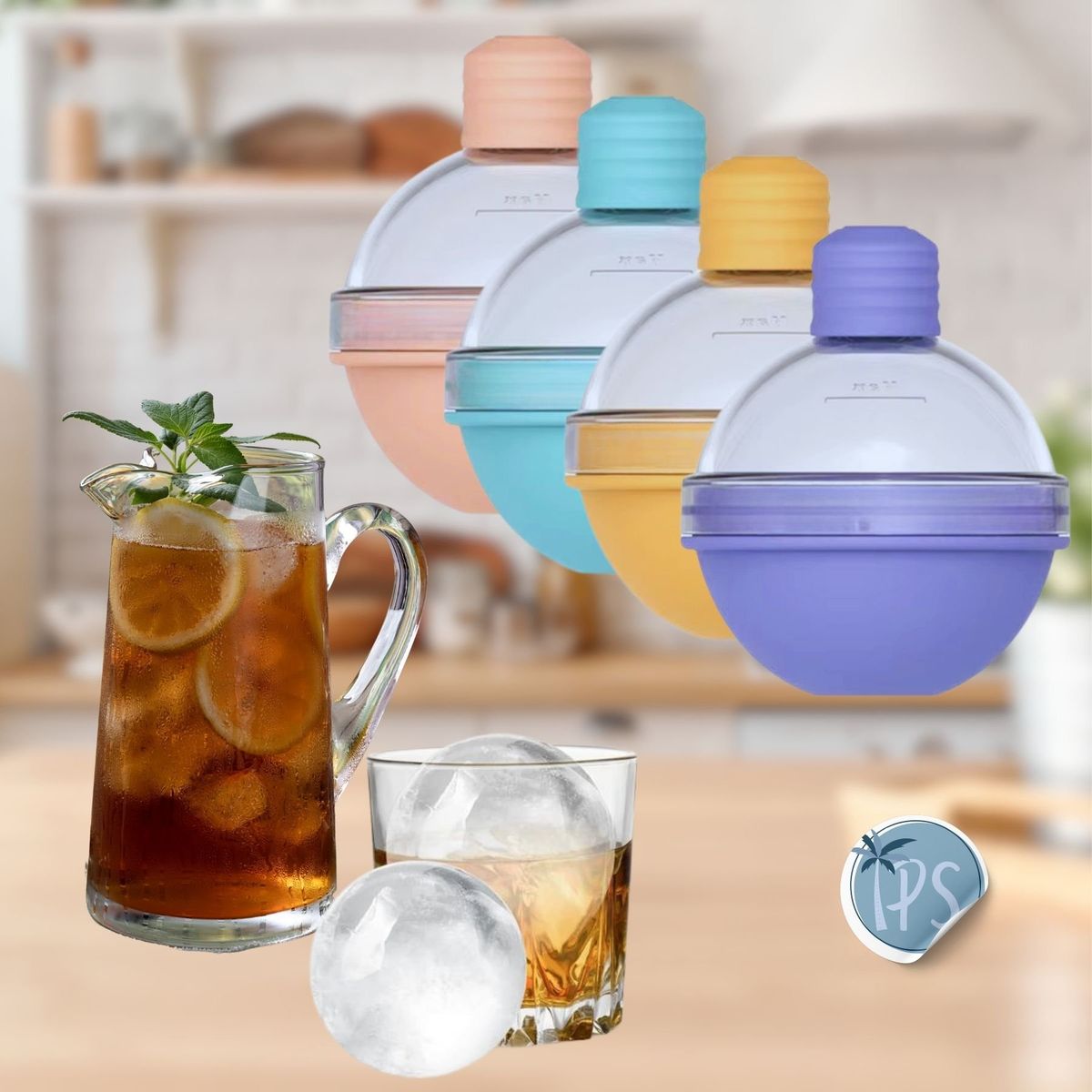 GENERICO - Hielera Coctel Cubeta Molde Para Whisky Bebidas Velas Jabon