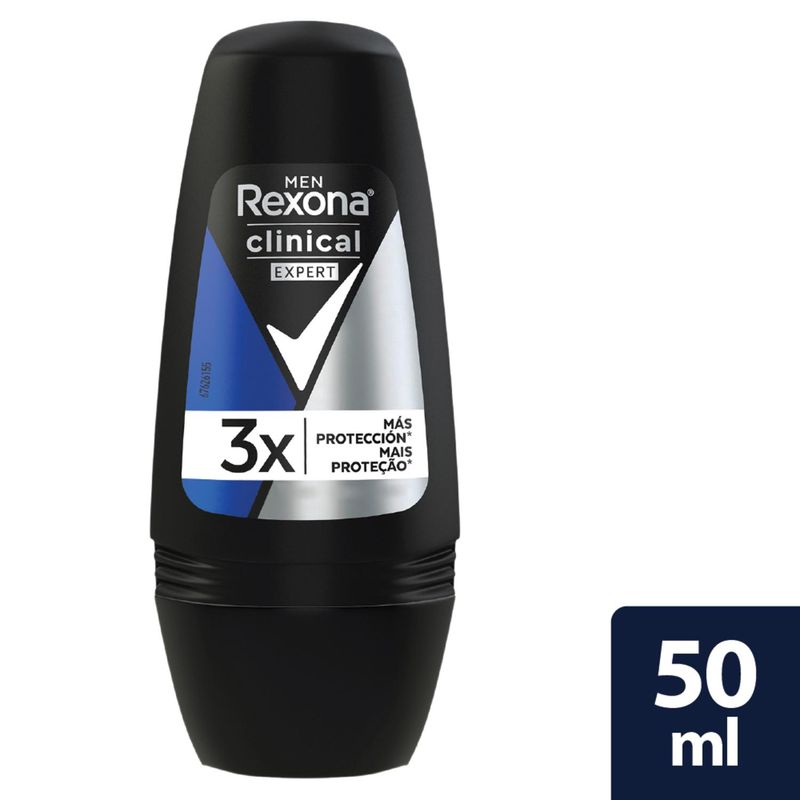 REXONA - Desodorante Rexona Clinical para Hombre en Roll on 50ml