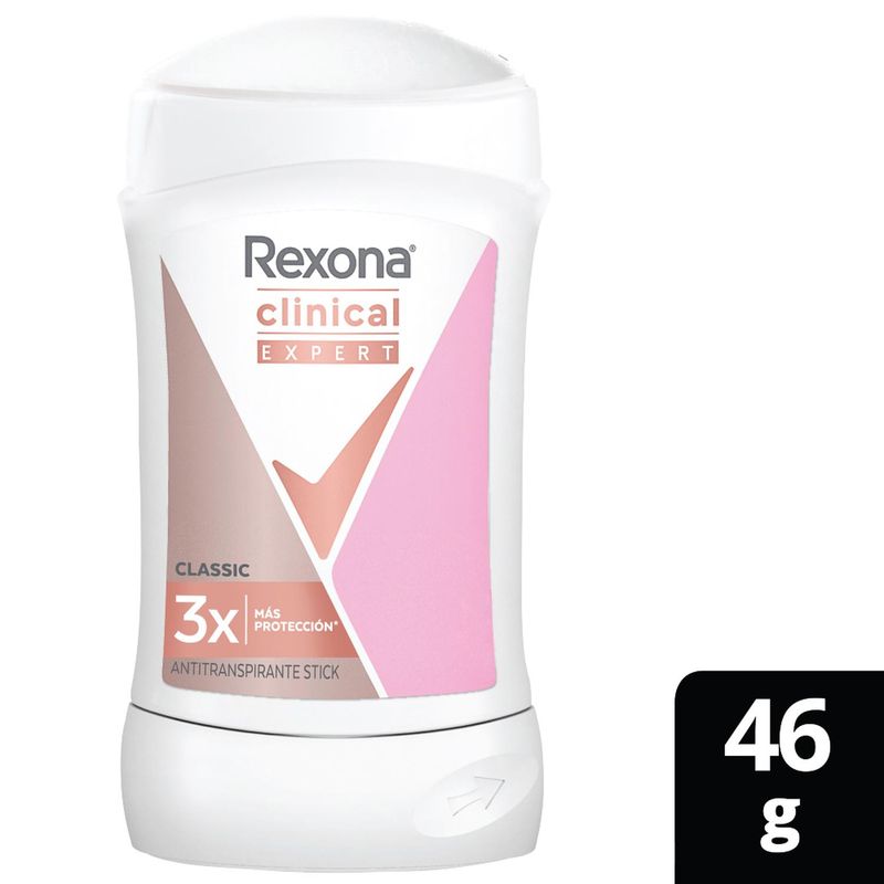 REXONA - Desodorante Rexona Clinical para Mujer en Barra 46gr