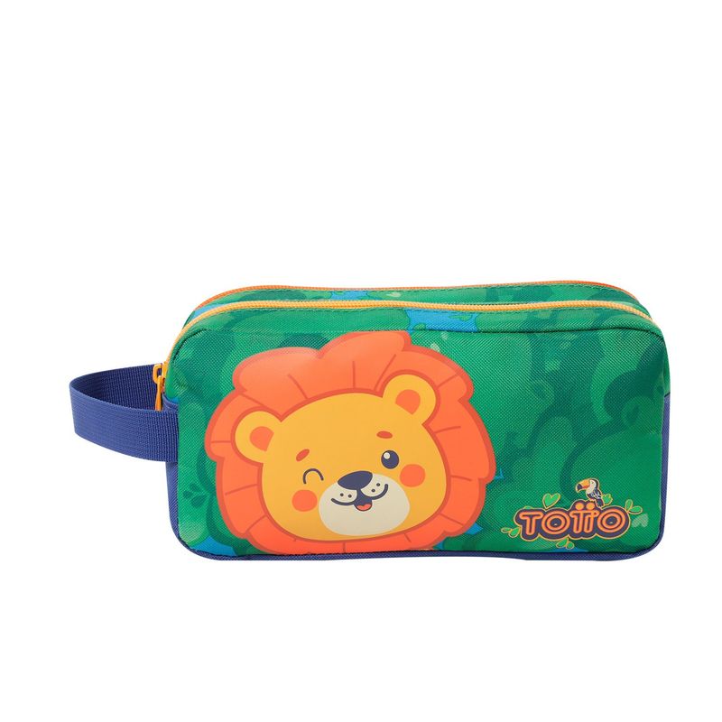 TOTTO - Multiuso Cartuchera Para Niño Azul Little Lion Totto