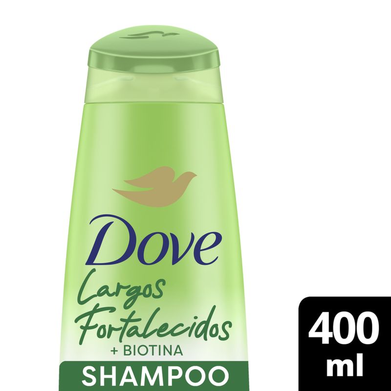 DOVE - Shampoo Dove Largos Fortalecidos con Biotinas X 400ml