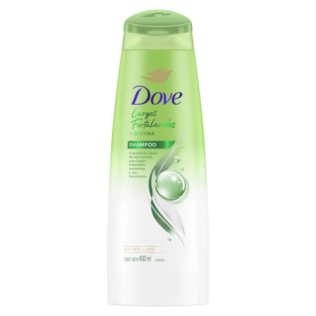 DOVE - Shampoo Dove Largos Fortalecidos con Biotinas X 400ml